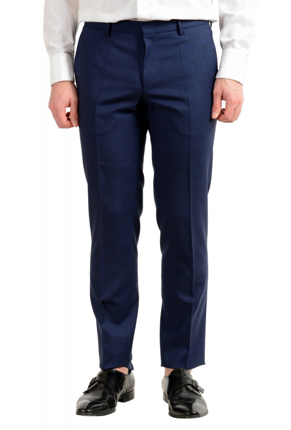 Hugo Boss Men's "Novan5/Ben2" Slim Fit 100% Wool Blue Two Button Suit: Picture 8