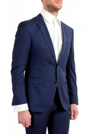 Hugo Boss Men's "Reyno4/Wave2" Extra Slim Fit 100% Wool Blue Two Button Suit: Picture 5