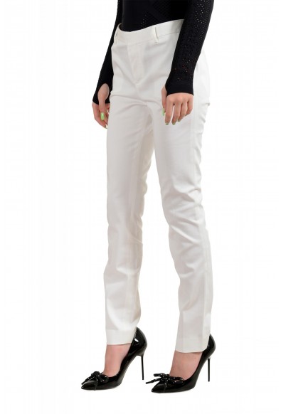 Dsquared2 Women's White Flat Front Dress Pants: Picture 2