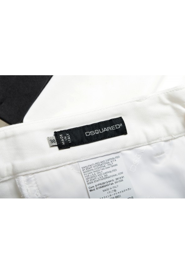 Dsquared2 Women's White Flat Front Dress Pants: Picture 4