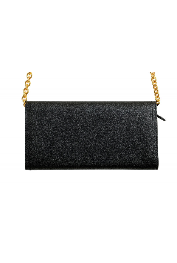 Burberry Women's Black Pebbled Leather Wallet Shoulder Bag: Picture 5