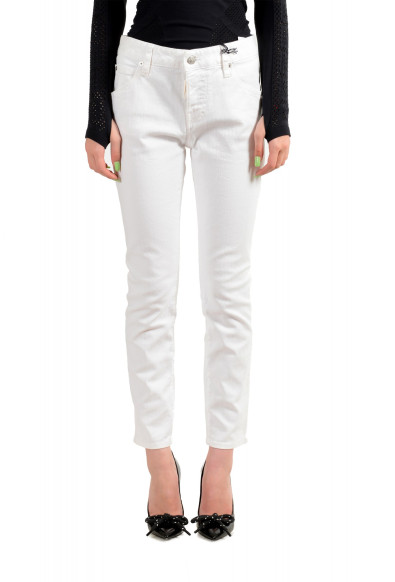 Dsquared2 Women's "Cool Girl Jean" White Skinny Jeans