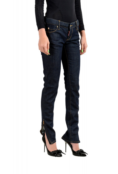 Dsquared2 Women's "Super Slim Jean" Dark Blue Skinny Jeans: Picture 2
