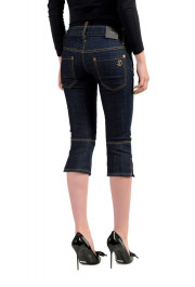 Dsquared2 Women's "Capri Jean" Dark Blue Cropped Capri Jeans: Picture 3