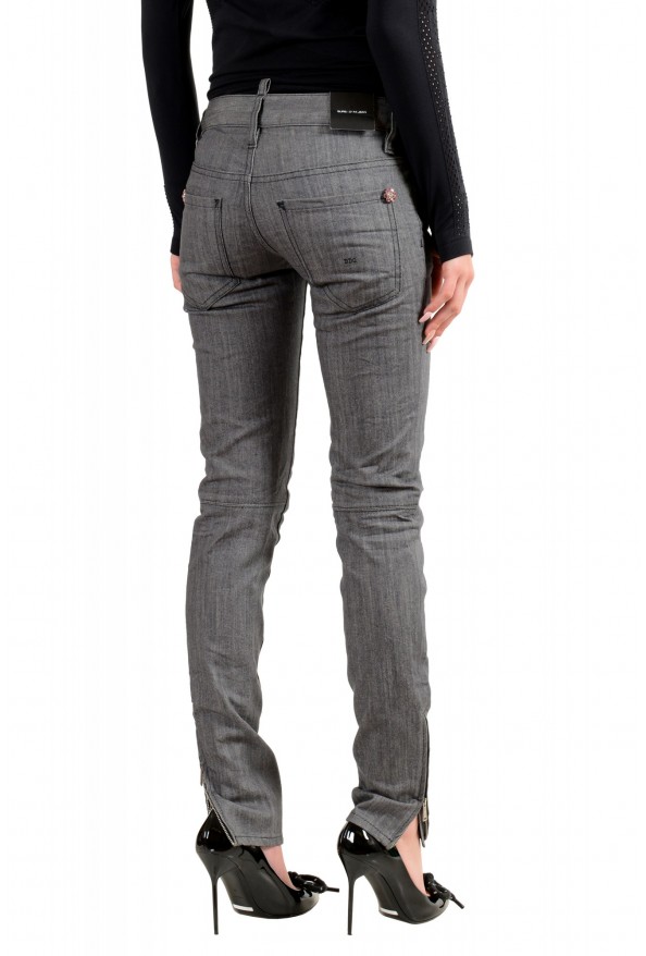 Dsquared2 Women's "Super Slim Jean" Gray Wash Jeans: Picture 3