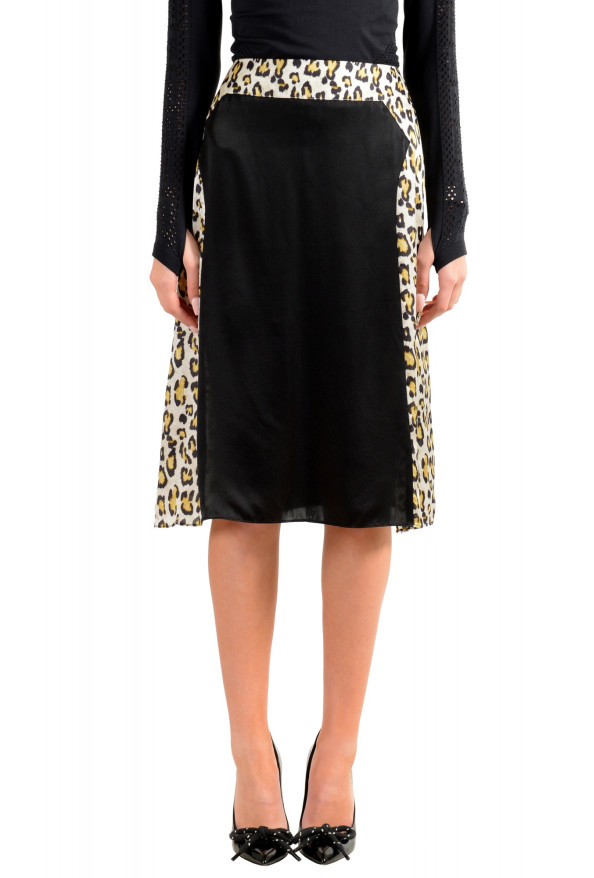 Just Cavalli Women's Multi-Color 100% Silk A-Line Skirt