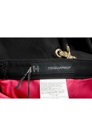 Dsquared2 Women's Black Metal Chain Decorated Mini Skirt: Picture 4