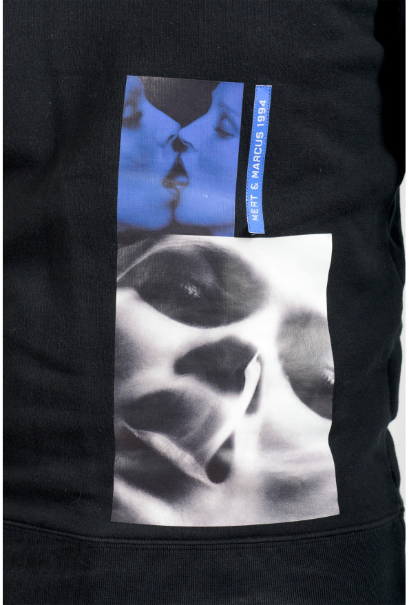 Dsquared2 & "Mert & Marcus 1994" Men's Black Crewneck Sweatshirt: Picture 4