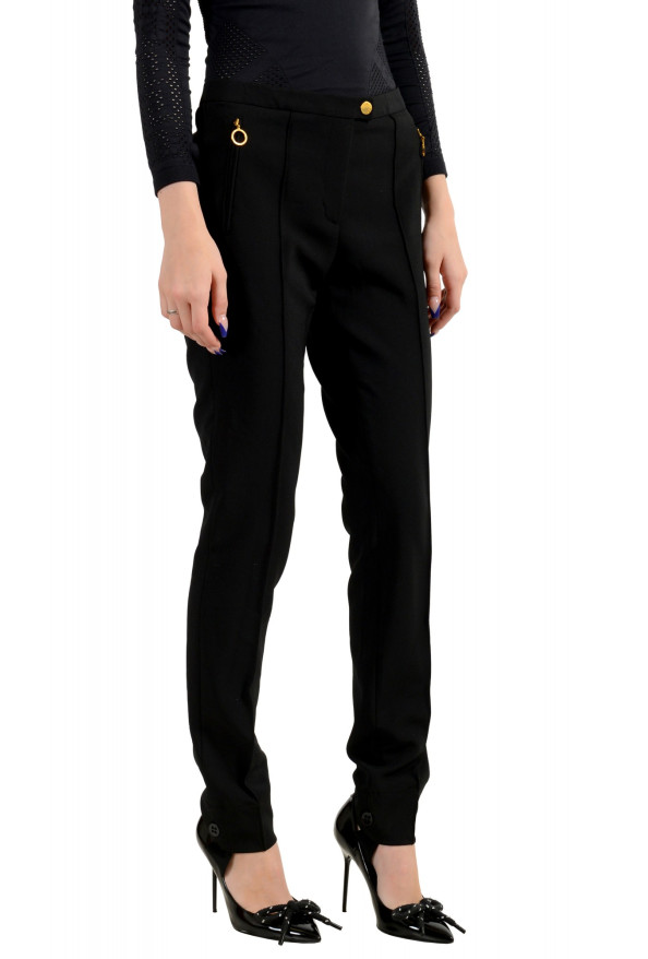 Moncler Women's Black Wool Casual Pants : Picture 2