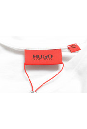 Hugo Boss Men's "Dinge" White Graphic Print Crewneck T-Shirt: Picture 5