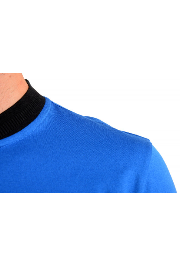 Hugo Boss Men's "Denots202" Blue Crewneck Short Sleeve T-Shirt: Picture 4