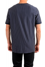 Hugo Boss Men's "Drieste" Blue Striped Crewneck T-Shirt: Picture 3