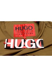 Hugo Boss Men's "Dicagolino_LP1" Olive Logo Print Crewneck T-Shirt: Picture 7