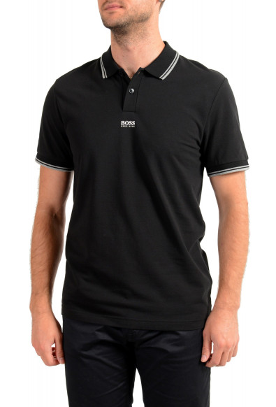 Hugo Boss Men's "PChup 1" Black Short Sleeve Polo Shirt