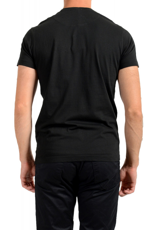 Roberto Cavalli Men's Black Graphic Print Crewneck T-Shirt: Picture 3