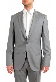 Hugo Boss Men's "T-Harvers4/Glover3" Slim Fit Silk Wool Plaid Two Button Suit: Picture 4