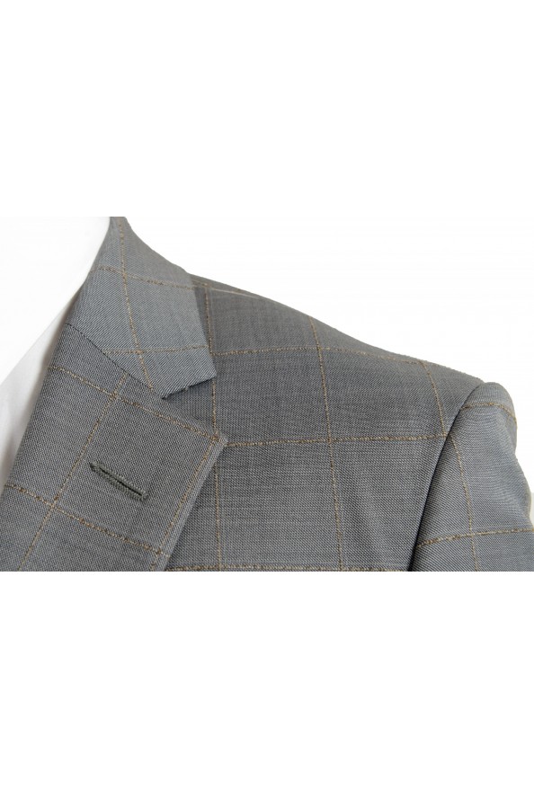 Hugo Boss Men's "T-Harvers4/Glover3" Slim Fit Silk Wool Plaid Two Button Suit: Picture 7