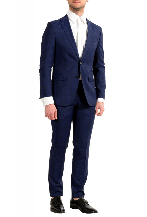Hugo Boss Men's "Novan5/Ben2" Slim Fit 100% Wool Plaid Two Button Suit: Picture 2