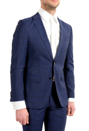 Hugo Boss Men's "Novan5/Ben2" Slim Fit 100% Wool Plaid Two Button Suit: Picture 5