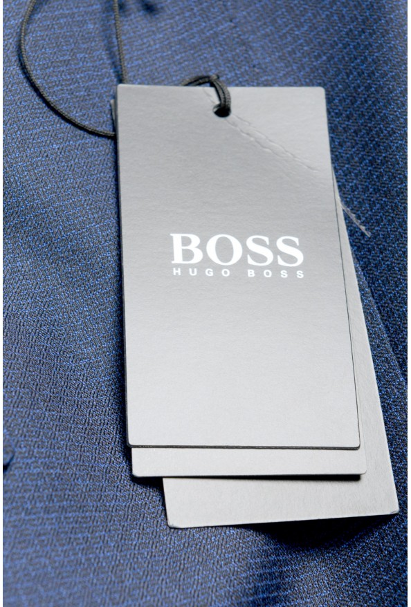 Hugo Boss Men's "Novan5/Ben2" Slim Fit 100% Wool Blue Two Button Suit: Picture 12