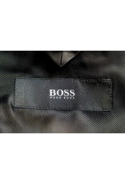 Hugo Boss Men's "Novan5/Ben2" Gray Slim Fit 100% Wool Plaid Two Button Suit: Picture 12
