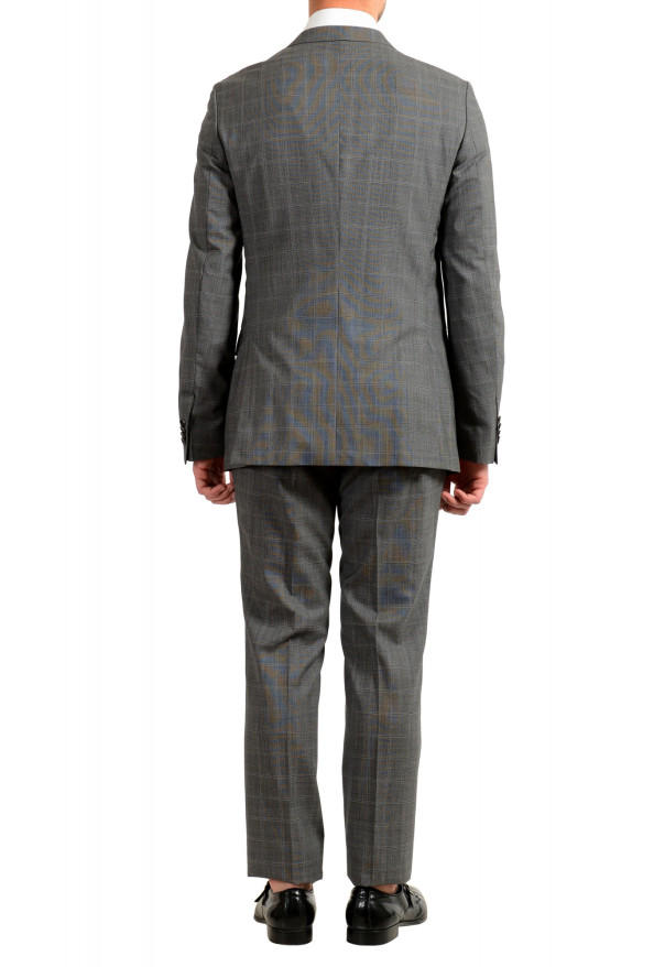 Hugo Boss Men's "Novan5/Ben2" Gray Slim Fit 100% Wool Plaid Two Button Suit: Picture 3