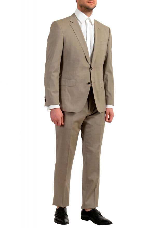 Hugo Boss Men's "Huge6/Genius5" Slim Fit 100% Wool Beige Two Button Suit: Picture 2