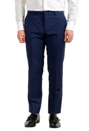 Hugo Boss Men's "Huge6/Genius5" Blue Slim Fit 100% Wool Striped Two Button Suit: Picture 8