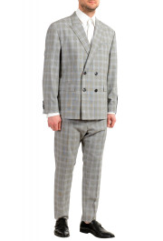 Hugo Boss Men's "Ilan/Farlys192F1" 100% Wool Plaid Double Breasted Suit: Picture 2
