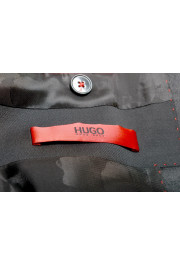 Hugo Boss Men's Arti/Gesten184E1 Extra Slim Fit 100% Wool Black One Button Suit: Picture 14