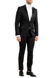 Hugo Boss Men's Arti/Gesten184E1 Extra Slim Fit 100% Wool Black One Button Suit: Picture 3