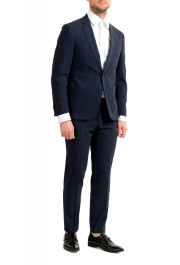 Hugo Boss Men's "Nalton1/Ben2" Slim Fit Blue Wool Plaid Two Button Suit: Picture 2