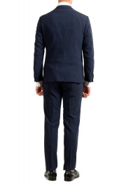 Hugo Boss Men's "Nalton1/Ben2" Slim Fit Blue Wool Plaid Two Button Suit: Picture 3