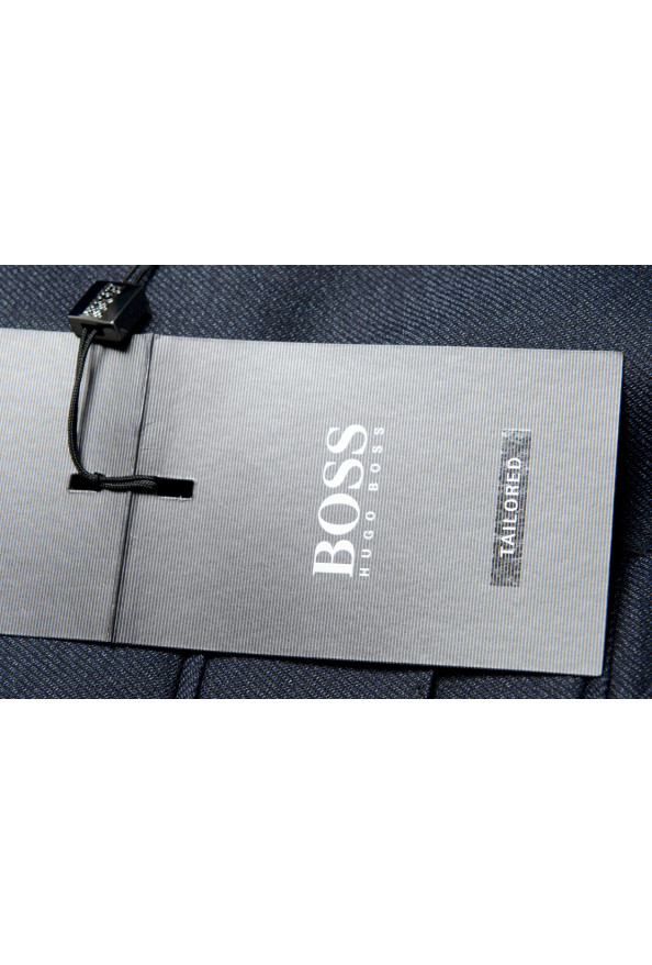 Hugo Boss Men's "T-Henders-Gorden" Dark Blue Silk Wool Two Button Suit: Picture 11