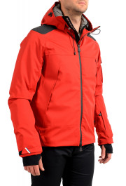 Moncler Men's "FOUX" Hooded Red Full Zip Down Parka Jacket: Picture 2
