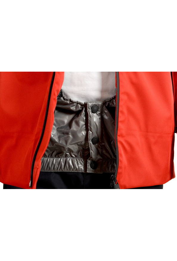 Moncler Men's "FOUX" Hooded Red Full Zip Down Parka Jacket: Picture 8
