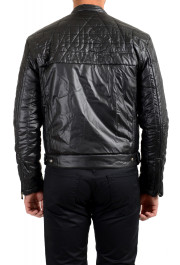 Just Cavalli Men's Black Full Zip Insulated Bomber Jacket: Picture 3