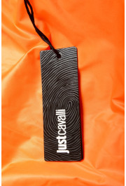Just Cavalli Men's Orange Full Zip Insulated Bomber Jacket : Picture 6