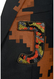 Just Cavalli Men's Multi-Color Wool One Button Sport Coat Blazer : Picture 4