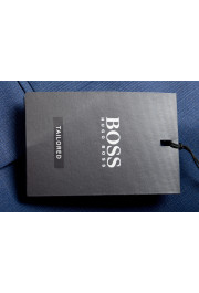 Hugo Boss Men's "T-Harvers4/Glover3" Blue Slim Fit Silk Wool Two Button Suit: Picture 10