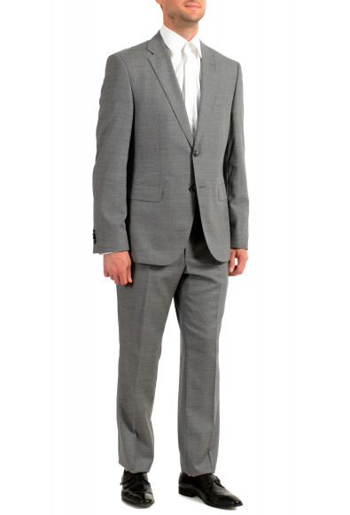 Hugo Boss Men's "Jeckson/Lenon1" Gray Regular Fit 100% Wool Two Button Suit: Picture 2