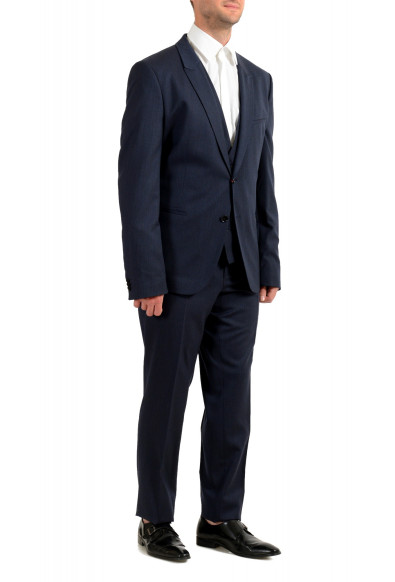 Hugo Boss Men's "Arti/Hesten184V1" Extra Slim Fit Blue Wool Three Piece Suit: Picture 2