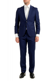 Hugo Boss Men's Johnstons5/Lenon1 Regular Fit Striped 100% Wool Two Button Suit