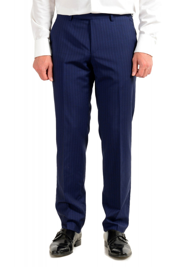 Hugo Boss Men's Johnstons5/Lenon1 Regular Fit Striped 100% Wool Two Button Suit: Picture 8