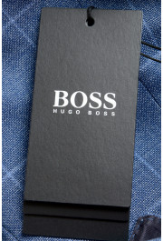 Hugo Boss Men's "Huge6/Genius5" Slim Fit Plaid 100% Wool Two Button Suit: Picture 11