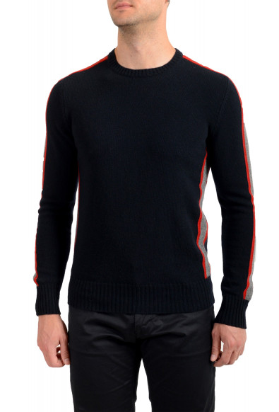 Moncler Men's Black 100% Wool Crewneck Sweater