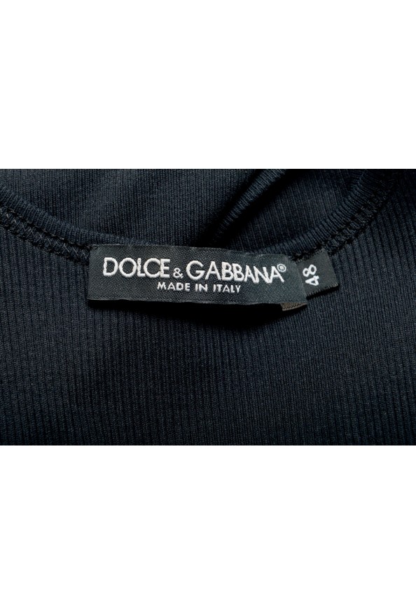 Dolce & Gabbana Men's Black Ribbed Tank Top: Picture 4