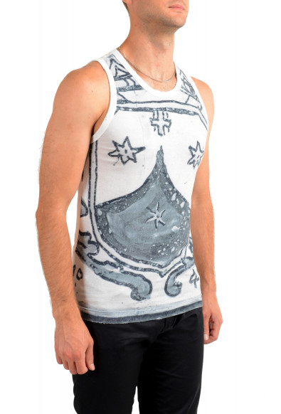 Dolce & Gabbana Men's Graphic Print Distressed Look Tank Top: Picture 2
