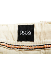 Hugo Boss Men's "Symon-Shorts" Beige Casual 100% Linen Shorts : Picture 4