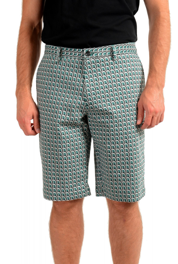 Hugo Boss Men's "RIGAN-SHORT" Geometric Print Casual Shorts